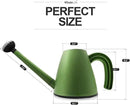 WhaleLife Indoor Watering Can for House Bonsai Plants (2.0L, Green) by GreenHaven Gardens