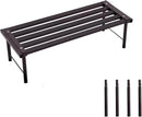 Metal Plant Stand, Rust-proof Aluminum Flower Pot Stand, Plants Display Stands Decoration Racks for Living Room Balconies and Gardens (60 Ebony) by GreenHaven Gardens