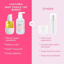 Evereden Baby Cradle Cap Care Bundle: Clean & Vegan Shampoo, Body Wash, Protecting Oil for Newborns - Great for the Whole Family by TinyTreasures Baby Boutique