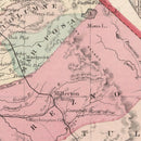 Vintage Map of California 1861