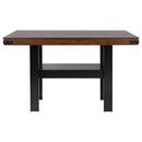 Patterson 5-piece Counter Height Dining Set Mango Oak