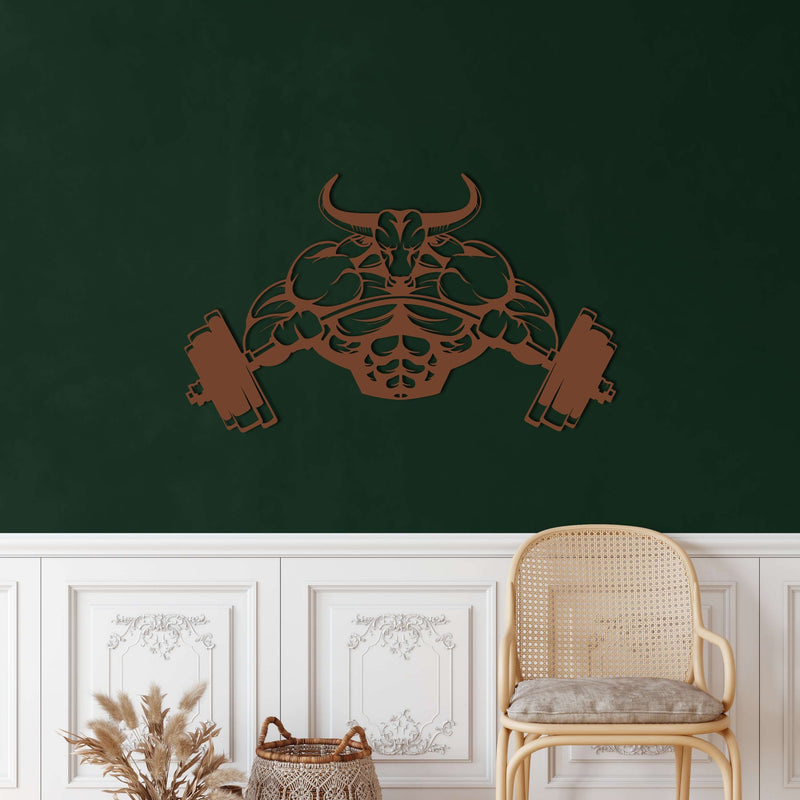 Bull Metal Wall Art