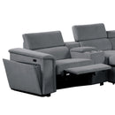 Harvey - Power Recliner Sleeper Sectional by HouseOfZazla