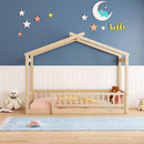 Bed House Bed Frame With Fence by HouseOfZazla