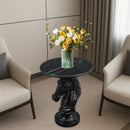 Horse Head Accent Table Animal Statue End Table by HouseOfZazla
