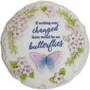 Spoontiques - Garden Décor - Butterflies Stepping Stone - Decorative Stone for Garden by CozyNest Decor