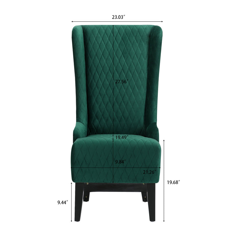 23.03" Wide Wing Back Chair, Side Chair for Living Room