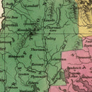 Vintage Map of New Hampshire 1824