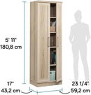Sauder HomePlus Two Door Storage Cabinet/Pantry Cabinet, Pacific Maple Finish by CozyNest Decor