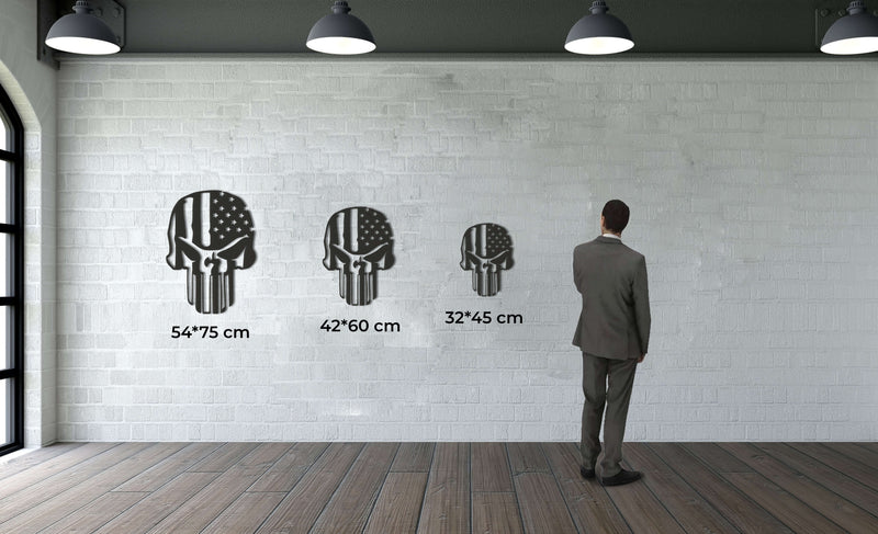 Skull Metal Wall Art