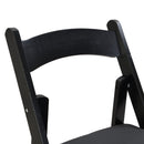 Solid Wood Upholstered Folding Chair Set, Dining Room (Set of 4) by HouseOfZazla