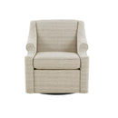Justin - Swivel Glider Chair With 360 Degree Rotation - Tan by HouseOfZazla