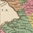 Vintage Map of New Jersey 1824
