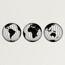 World Map Metal Wall Art