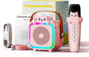 Karaoke Machine with 2 Wireless Microphones for Kids Adults,Portable Bluetooth Speaker Girls Toddlers Toy Gift for Aged 3-12 Year Birthday Parties Christmas Party - Pink by TinyTreasures Baby Boutique