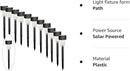 MAGGIFT 12 Pcs Solar Lights, Landscape Lights for Outdoor, Pathway, Lawn, Patio, Yard, Walkway, Deck, Driveway and Garden by GreenHaven Gardens