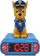 LEXiBOOK - Paw Patrol Chase Digital Alarm Clock with Night Light - Snooze Function - Dog Sound Effects - for Children/Kids - Luminous Clock with Chase, Blue/Red - RL800PA by TinyTreasures Baby Boutique