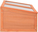Wooden Garden Portable Greenhouse Sturdy Cold Frame Raised Plants Bed Protection with 2 PC Boards and Openable Top Door Raised Flower Planter Box 39.4"x19.7"x13.4" by GreenHaven Gardens