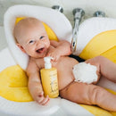 Dabble & Dollop Lemon Body Wash & Shampoo – 3-in-1 Natural Bubble Bath for Kids, Made in USA, No Parabens or Sulfates, Vegan, Gluten-Free, Tear-Free (10oz, Pack of 2) by TinyTreasures Baby Boutique