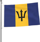 Barbados Barbadian Flag Garden Yard House 2x3 ft Flags Double Sided Print Banner Indoor Outdoor Party Home Decorations for Boat Dorm House Balcony by GreenHaven Gardens