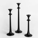 Black Iron Taper Candle Holder - Set of 3 Decorative Candle Stand - Candlestick Holder for Wedding, Dinning, Party by CozyNest Decor