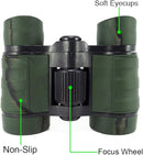 Kids Outdoor Adventure Set :Educational Children’s Toys Binoculars, LED Headlamp Flashlight, Compass, Magnifying Glass Whistle Butterfly Net & Backpack(Camo Color) for Boys by TinyTreasures Baby Boutique