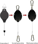 Retractable Plant Hanger, Plant Hook Pulley with Stainless Steel Rope Reaching to a Length of 63 Inches and Carrying 44 Pounds, Easy for Hanging, Plant Watering or Bird Feeding by GreenHaven Gardens