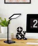 Brilli 21"H Charge Up Circadian LED Desk Lamp (Set of 2), Black Finish with Touch Switch, Night Light on Base by LampsUSA