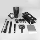 14-Piece Cocktail Shaker Set Bartender Kit with Black Stand, Bar Tool Set for Drink Mixing Bartending Kit Bar Sets Accessories: 750ml(25oz) Shaker, Jigger, Muddler, Cocktail Recipes (Black) by CozyNest Decor