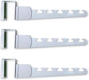 Wonder Hanger Over The Door 3-Pack Organizer for Clothes Hangers, Space-Saving Cascading Hanger Hooks, White by CozyNest Decor