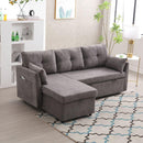 Modular Sectional Sofa L Shaped Modular Couch with Reversible Chaise Modular Sofa Sectional Couch with Storage Seats