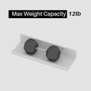 Giftgarden 16 Inch White Floating Shelves for Wall Mount, Modern Wood Wall Shelf Ledge for Bathroom Bedroom Living Room Kitchen Nursery Storage, Set of 3 Different Sizes by CozyNest Decor