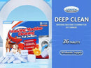 Washing Machine Cleaner-36Pack-18 Month Supply,Washer Machine Cleaner Tablets Formulated For Pet Owners,Easy Pet Hair Remover for Laundry,Compatible with HE, Top & Front Load Washer.Septic Safe by CozyNest Decor