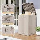 DRATO 48 Gallon Package Delivery Box, Large Lockable Storage Box, Double-Wall Resin Outdoor Package Delivery and Waterproof Deck Box for Porch, Patios by CozyNest Decor
