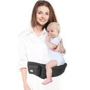 Baby Hip Carrier, Hip Seat Baby Carrierwith Adjustable Waistband, Ergonomic No-Slipped Seat, Breathable Materials for Newborns to Toddlers（Black by TinyTreasures Baby Boutique
