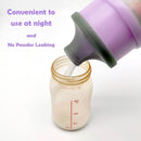 Baby Formula Dispenser, Portable Milk Powder Dispenser Container, Baby Feeding Travel Storage Container, Non-Spill Stackable Baby Snack Storage Container, BPA Free, 4 Compartments, 2 Packs by TinyTreasures Baby Boutique