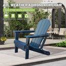 Adirondack Chair with Foldable Design and Built-In Cup Holder by HouseOfZazla