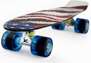 Skateboards Complete 22 Inch Mini Cruiser Retro Skateboard for Kids Boys Youths Beginners by TinyTreasures Baby Boutique