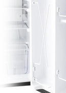 RecPro 3.3 Cu Ft 12V RV Refrigerator | Black Fridge with Adjustable Shelves, 18-Can Door Storage, Reversible Door | 7 Temp Settings, Frost-Free | Ideal for RVs & Small Spaces by CozyNest Decor