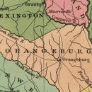 Vintage Map of South Carolina 1824