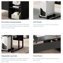 L-Shaped Executive Desk With Cabinet Storage