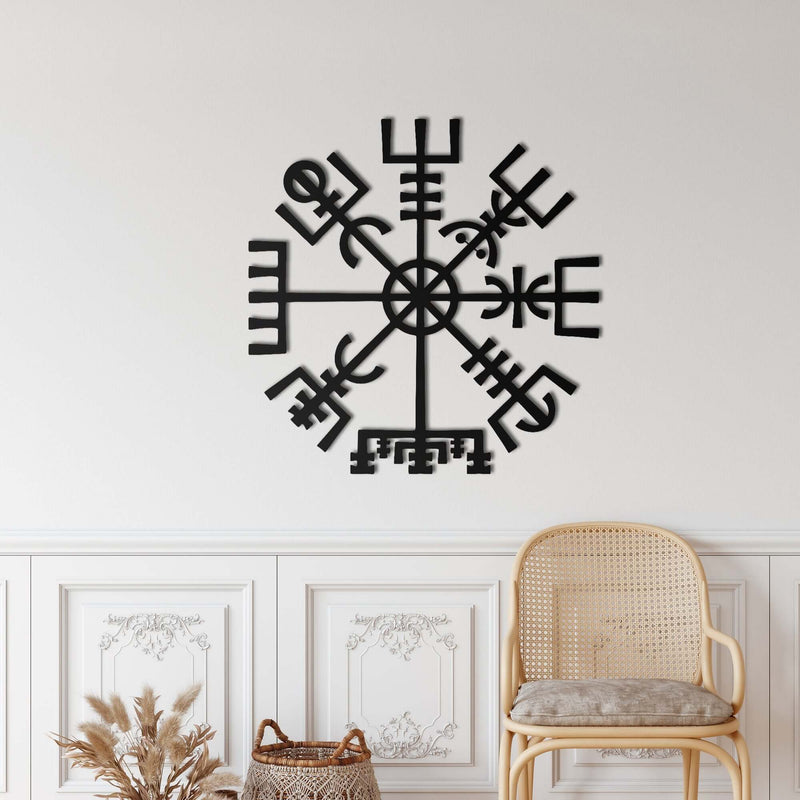 Helm of Awe Metal Wall Art