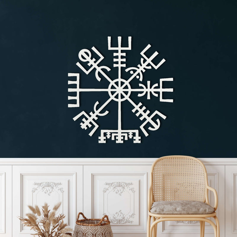 Helm of Awe Metal Wall Art