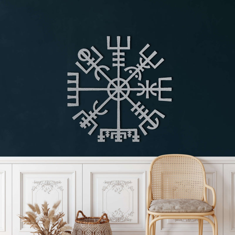 Helm of Awe Metal Wall Art