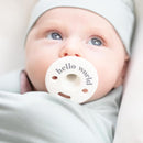 Bella Tunno Bubbi Buddy – Soft, Plush Lovey Pacifier Holder for Baby Pacifiers to Soothe, Comfort, and Bring Baby Teething Relief, Colorful Animal-Themed Baby Lovey (Monkey) by TinyTreasures Baby Boutique