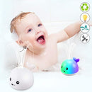 ZHENDUO Baby Bath Toys, Whale Spray Water Bath Toy, Sprinkler Bathtub Shower Toys for Toddlers Kids Boys Girls, Pool Toy for Baby (White) by TinyTreasures Baby Boutique