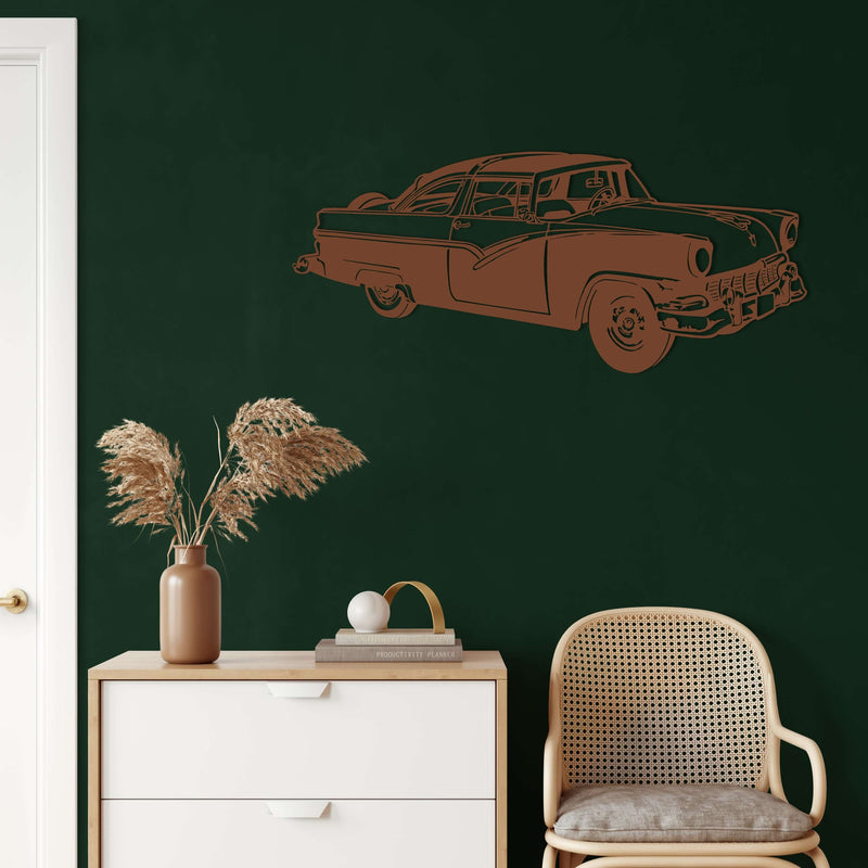 Vintage Car Metal Wall Art