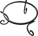 Metal Gazing Ball Stand for 10 or 12 Inch Balls, Low Short Wrought Iron Gazing Globe Display Stand Garden Sphere Holder, Fade and Weather Resistant Outdoor Decoration for Homes, Yards and Gardens by GreenHaven Gardens