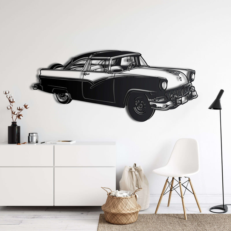 Vintage Car Metal Wall Art