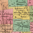 Vintage Map of Ohio 1824